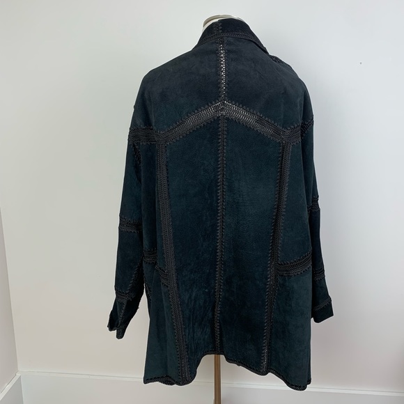 Vintage suede leather jacket - Picture 9 of 12